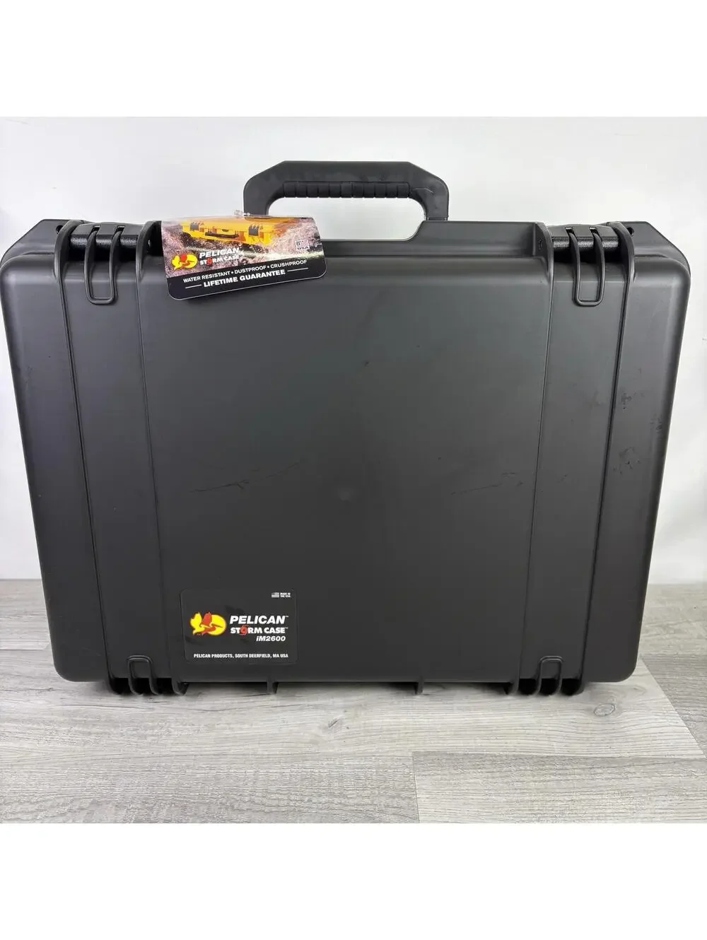 Pelican Storm iM2600 Black Hard Case w/ Custom Foam Insert - Brand New w/ Tags